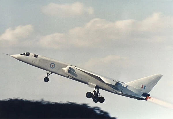 BAC TSR-2. The British Aircraft Corporation Tsr 2 Prototype Climbing out