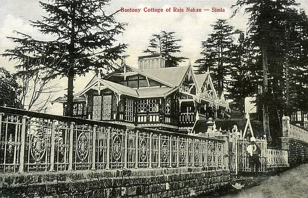 Bantony Cottage - residence of Maharajah of Sirmur (Nahan)