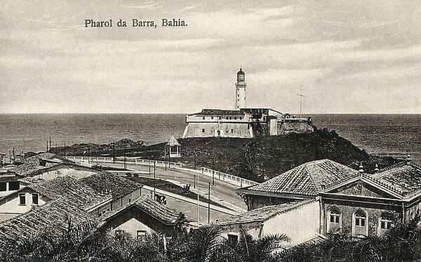 Barra Lighthouse at Bahia, Salvador, Brazil