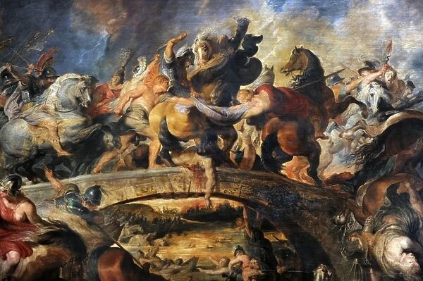 Battle of the Amazons, 1616-1618, by Rubens (1577-1640)