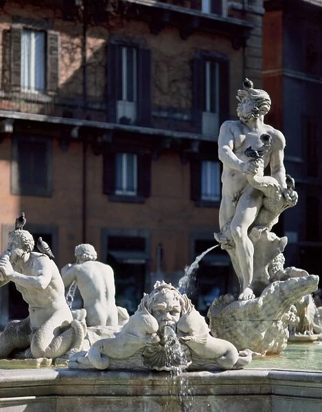 Italy. Rome. Moor Fountain