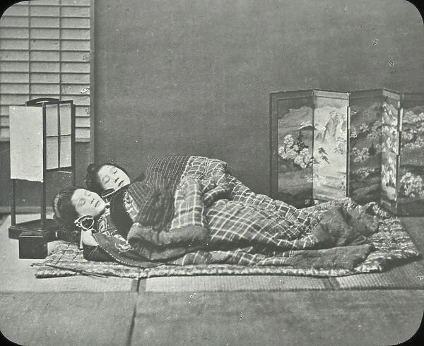 Japan - Interior of a room: Japanese Sleeping