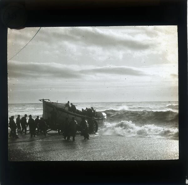 Launching of the Lifeboat