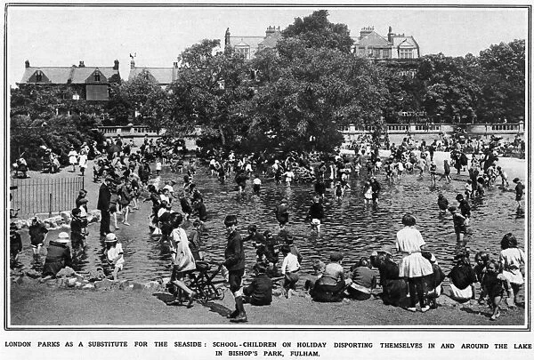 London parks as substitutes for the seaside: Bishops Park