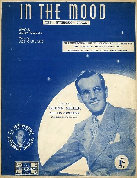 Music cover, In the Mood, Glenn Miller