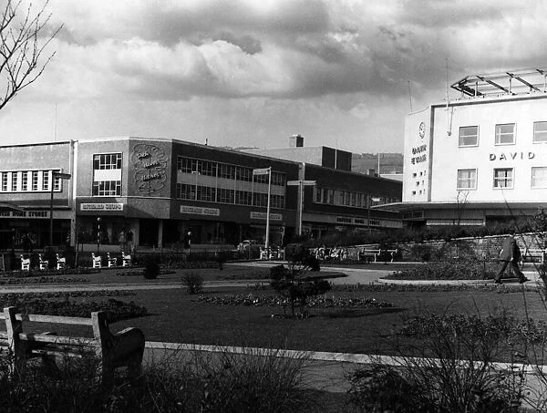 Princess Way, part of the then new shopping centre, Swansea, Wales
