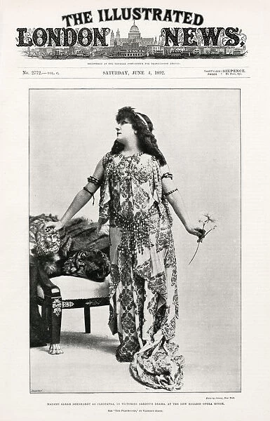 Sarah Bernhardt as Cleopatra