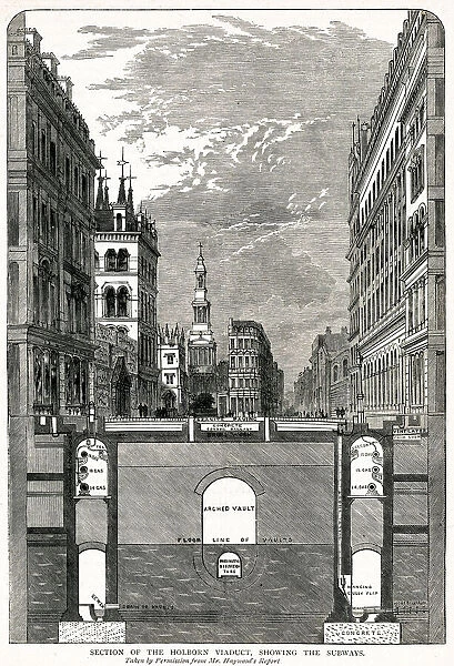 Section of the Holborn Viaduct