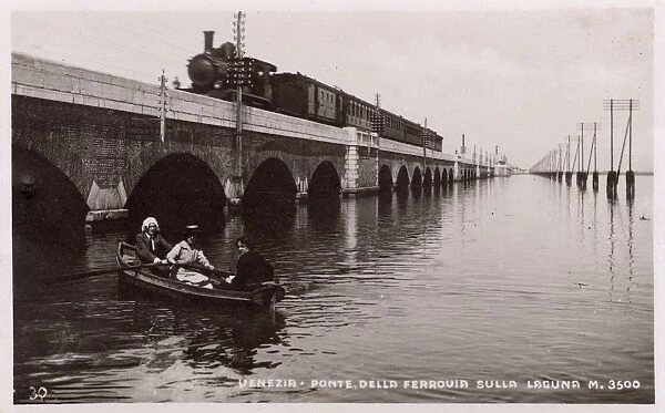 Venice, Italy - Ponte dell Ferrouia sulla Laguna