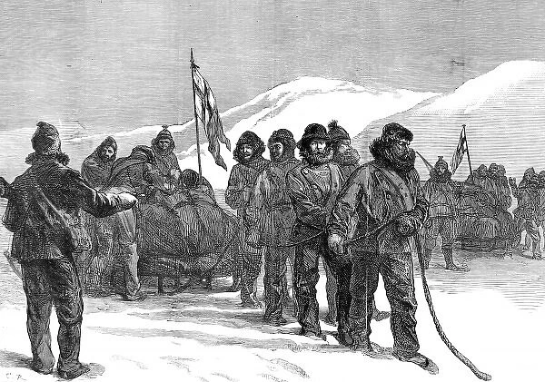 The Western Sledge Party of the British Arctic Expedition, 1