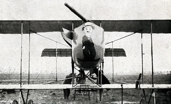 WW1 - Decorated Belgian aeroplanes - Charlie Chaplain