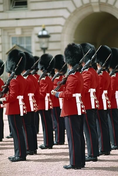 Changing of the Guard, Buckingham Palace, London, England, United Kingdom, Europe