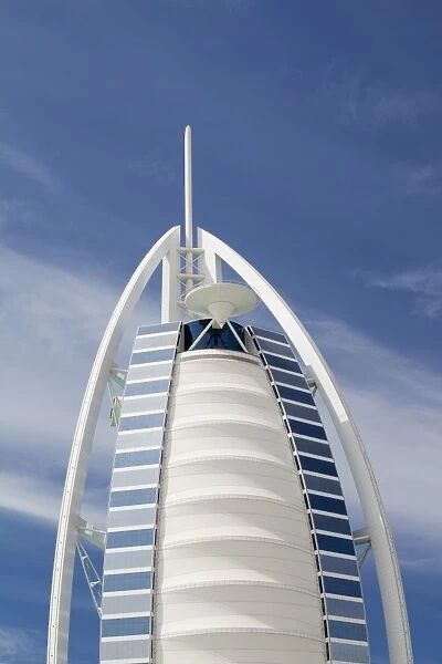 The iconic Burj al Arab hotel in Dubai