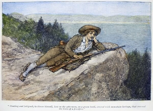 IRVING: RIP VAN WINKLE. Wood engraving after George Henry Boughton from a late 19th century edition of Washington Irvings Rip Van Winkle