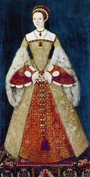 LADY JANE GREY (1537-1554). Panel, c1545, attributed to Master John