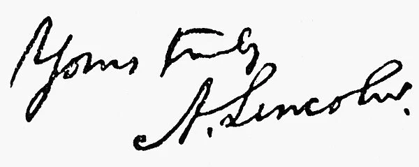 Lincolns Autograph