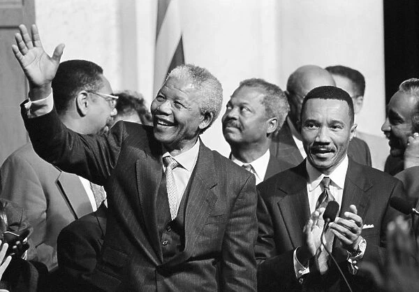 NELSON MANDELA (1918-2013). South African political leader
