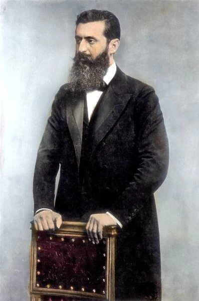 THEODOR HERZL (1860-1904). Austrian journalist and founder of Zionism