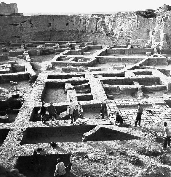 French expedition archaeological excavations after Second World War
