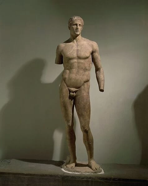 Marble copy of statue of Athlete Agias, pancratium champion