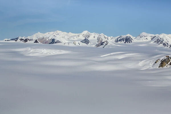 Columbia Ice Field in St. Elias Range, in Kluane National Park, Yukon Territory, Canada
