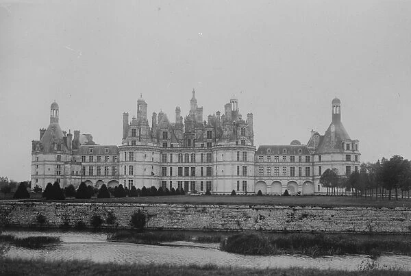 Chateau de Chambord, Orleans. 17 January 1928