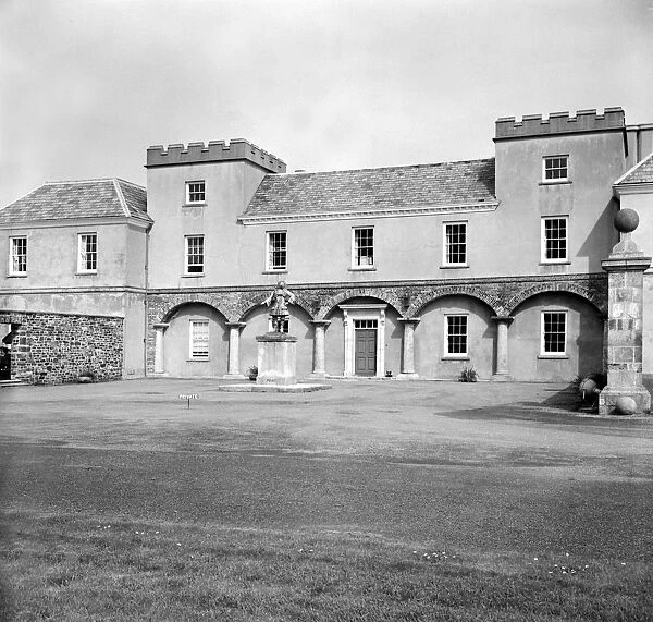 Pentillie Castle, Pillaton, Cornwall. 1975