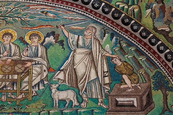 Abraham and Isaac (mosaic)