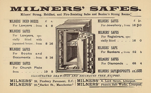 Advertisement, 1888 (engraving)