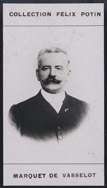 Anatole Marquet De Vasselot (1840-1904) (b  /  w photo)