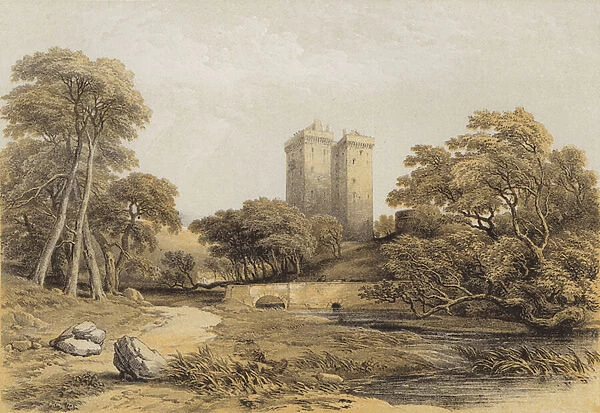 Borthwick Castle (chromolitho)