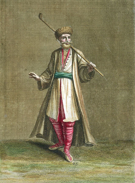 Bulgarian Costume, illustration from Recueil de Costumes du Levant