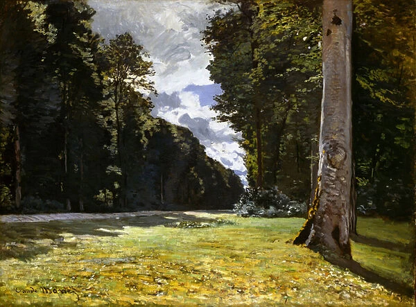 The Chailly Road through the Forest of Fontainebleau, 1865 (oil on canvas)