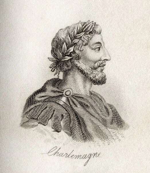Charlemagne, King of the Franks (engraving)