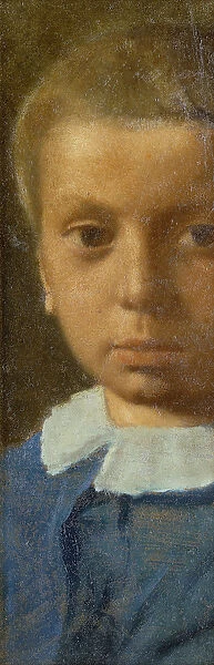 The Child in Blue; L Enfant en Bleu, c. 1853-54 (oil on paper laid on board)