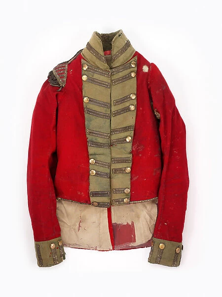 Coatee of a British officer wounded at Waterloo, 1815 (textile)