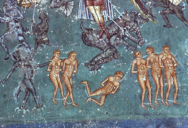 The Damned, detail from The Last Judgement, 1547-50 (fresco)