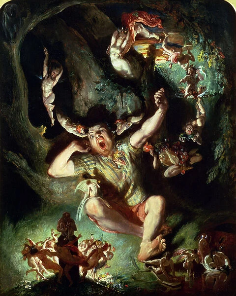 The Disenchantment of Bottom, from A Midsummer Nights Dream Act IV Scene I, by William Shakespeare (1564-1616) (oil on canvas)