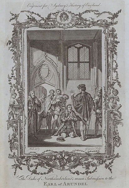 The Duke of Northumberlands mean Submission to the Earl of Arundel (engraving)