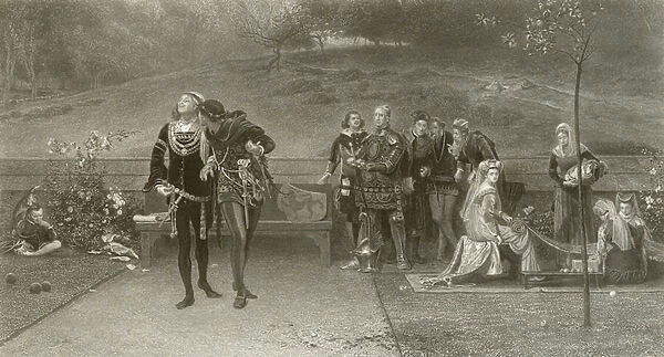 Edward II and Piers Gaveston (engraving)