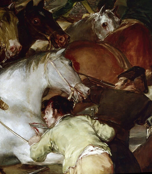 El dos de Mayo (May 2) or The charge of the Mamluks. Detail (oil on canvas, 1814)