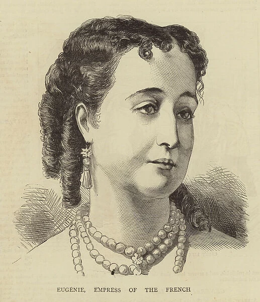 Eugenie, Empress of the French (engraving)