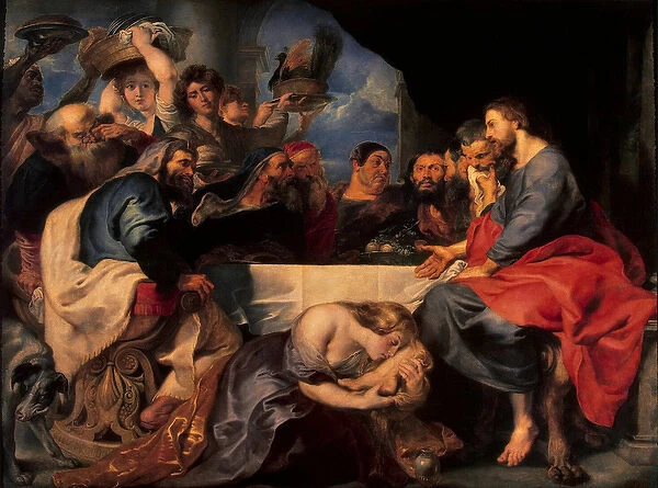Feast in the house of Simon the Pharisee, c. 1620 (oil on canvas)