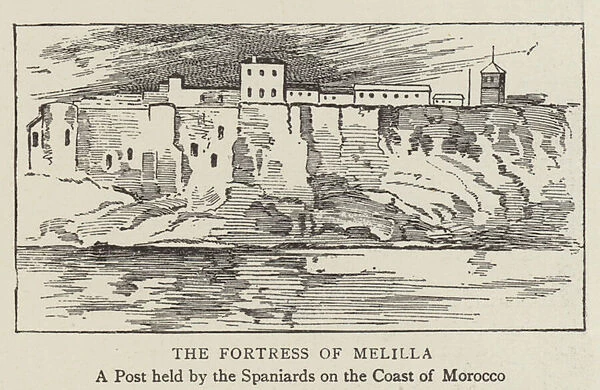 The Fortress of Melilla (engraving)