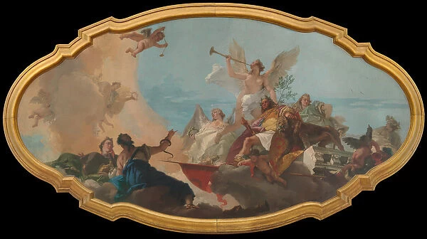 The Glorification of the Barbaro Family, c. 1750 (oil on canvas)