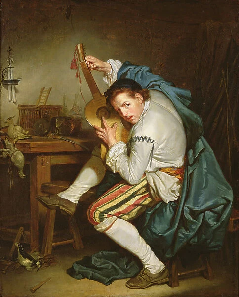 The Guitarist (oil on canvas)