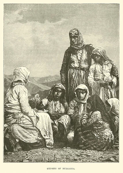 Gypsies of Bulgaria (engraving)