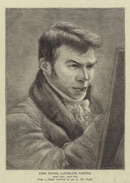 John Crome, Landscape Painter (engraving)
