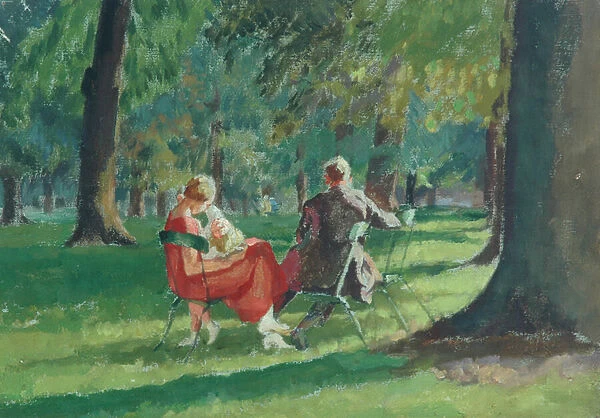 Kensington Gardens (oil on canvas)