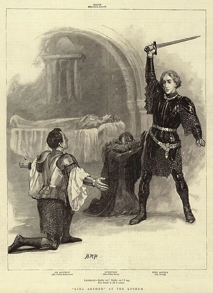 'King Arthur'at the Lyceum (engraving)